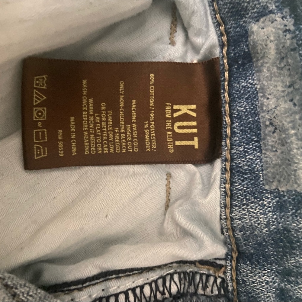 Kut from the Kloth Blue Straight Leg Jeans - Picture 2 of 9